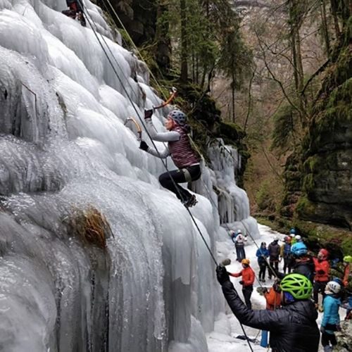 arrampicata su ghiaccio Altopiano di Asiago