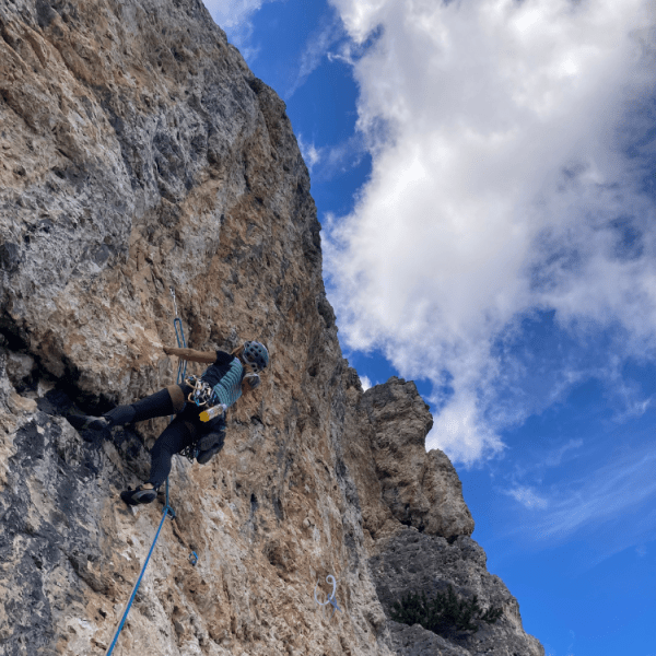 Un muro al Falzarego? Sì, The wall alla Torre&nbsp;grande!